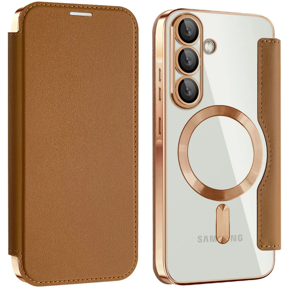 A17 A 06 16 26 36 A56 5G RFID Leather Wallet Case For Samsung Galaxy A17 A06 A16 A26 A36 A56 A 05 S A15 A35 A55 Magnetic Cover