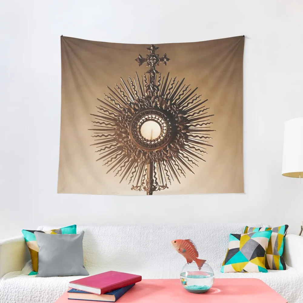 Benediction and Monstrance Tapestry Home Decor Aesthetic