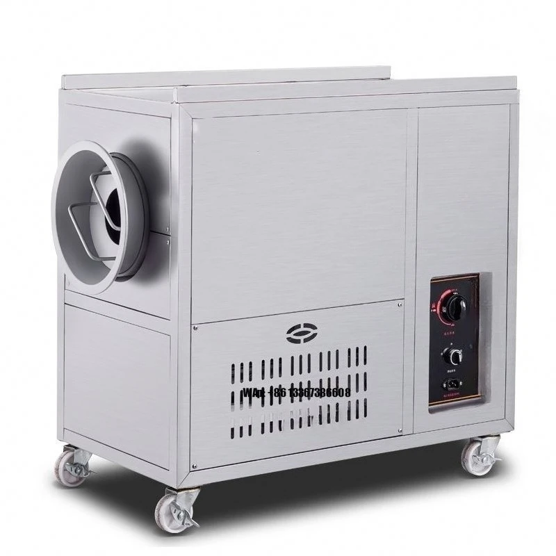 

Melon Seeds Sunflower Seeds Peanut Processing Equipment 80w Multi-function Gas Horizontal Frying Machine