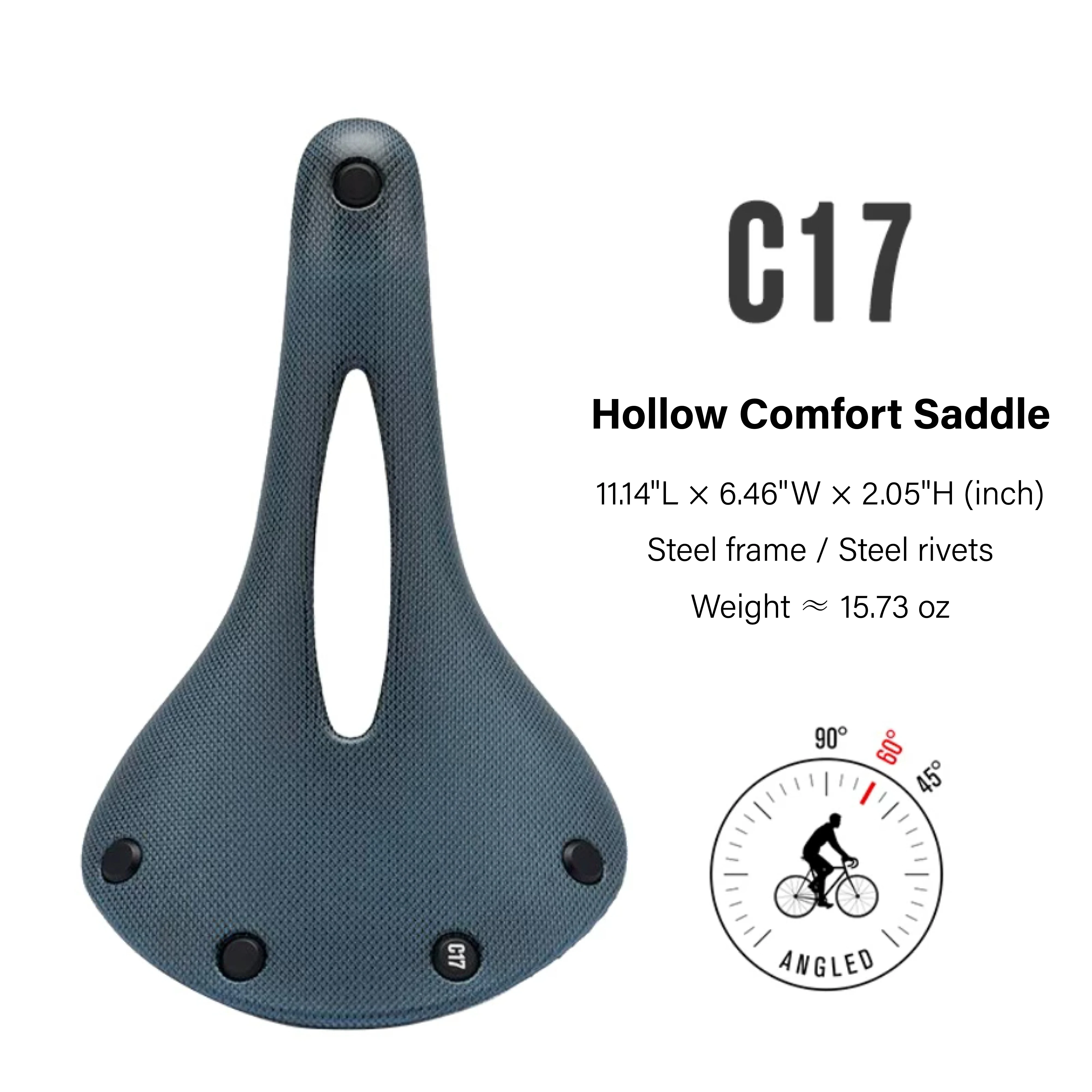 

Подушка для сиденья велосипеда British BROOKS CAMBIUM Hollow Comfort Saddle C17 с резиновой накладкой