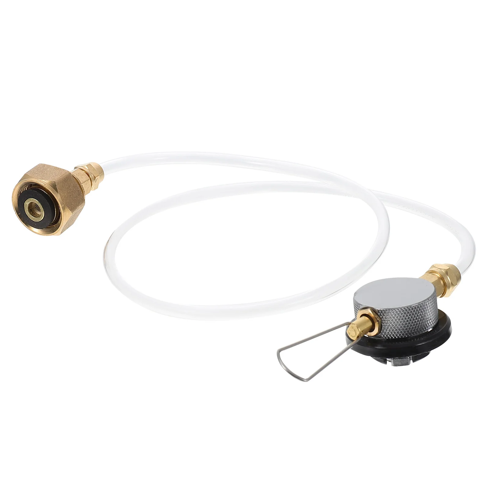 

Camping Flat Tank Adapter Portable Outdoor Inflation Valve for Propane Tank Connector Stove Nozzle Gas Refill Converter Pressure