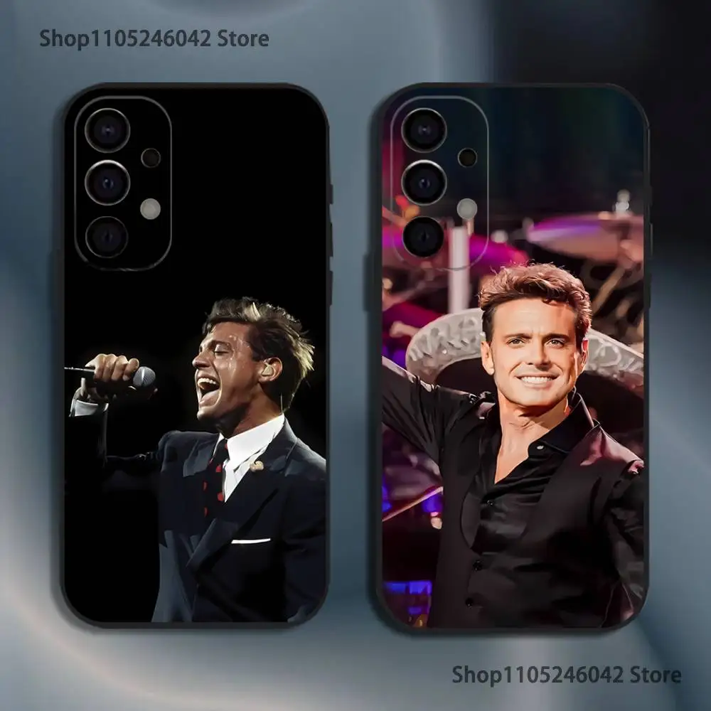 

Singer Luis M-Miguel For Samsung S25,S24,S21,S22,S23,S30,Ultra,S20,Plus,Fe,Lite,5G Black Cover Phone Case