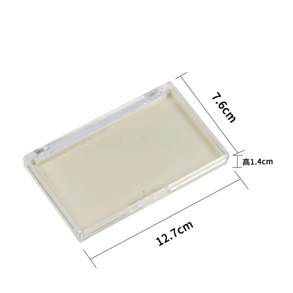 Portable Plastic Eyelash Storage Box Square Shape Clear Transparent Square Box Storage Box