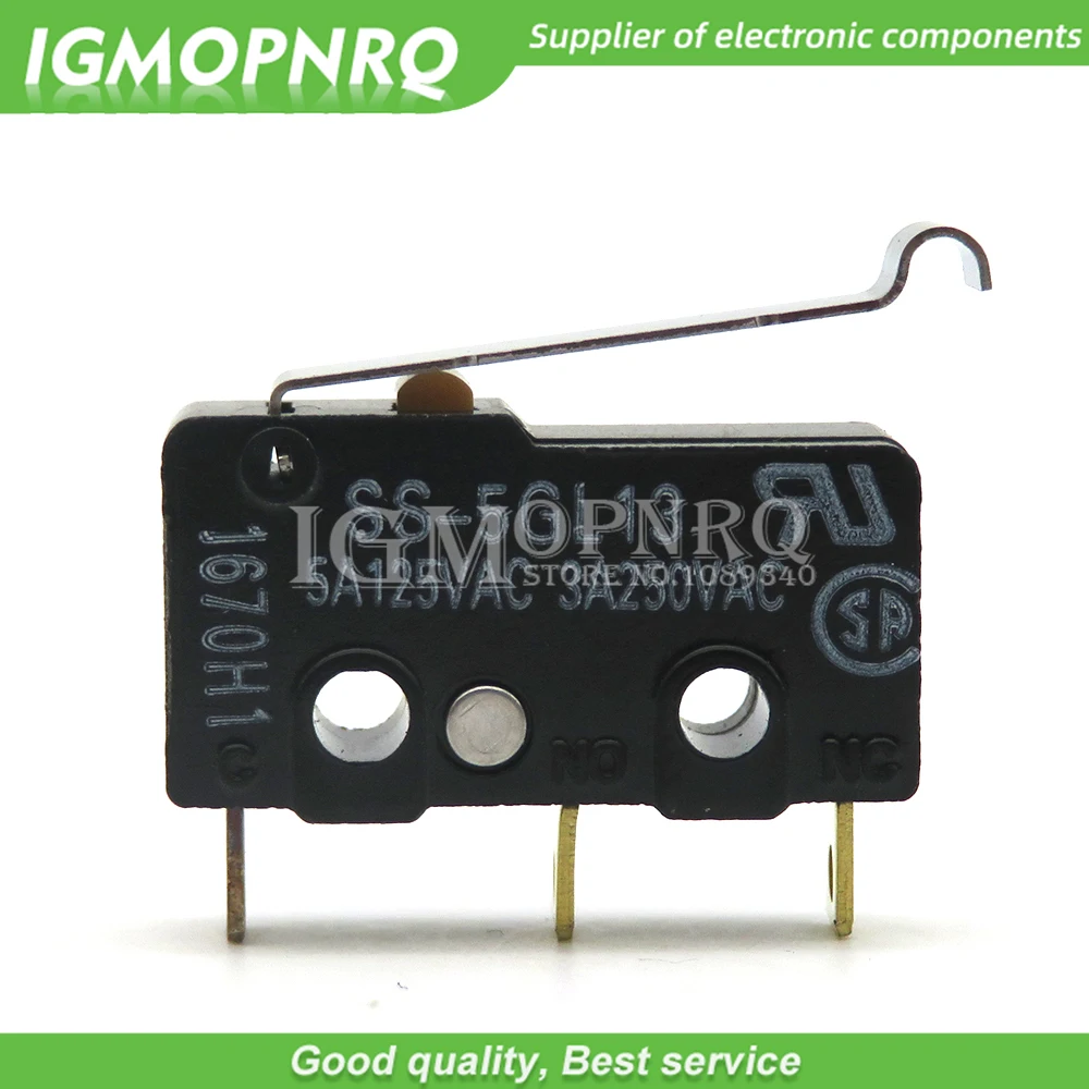 1PCS/lot Limit Micro switch Three Straight Legs Mouse Side Key Momentary Micro Limit Switch SS-5 SS-5GL SS-5GL2 SS-5GL13