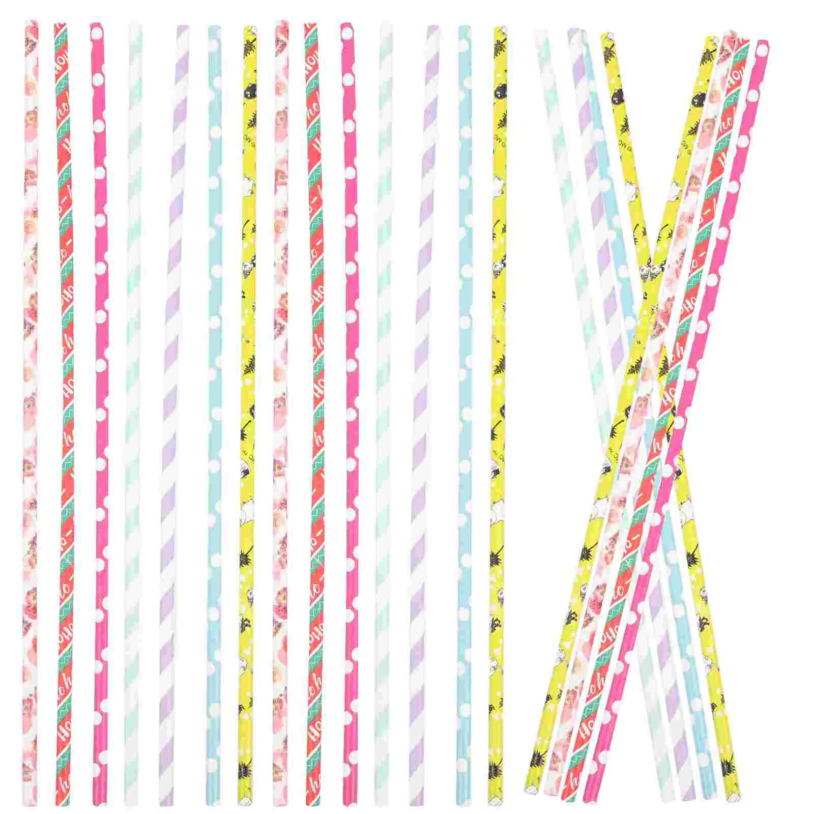 

50 Pcs Marshmallow Stick Cotton Candy Paper Sticks Lollipops Bracket Supplies Holder