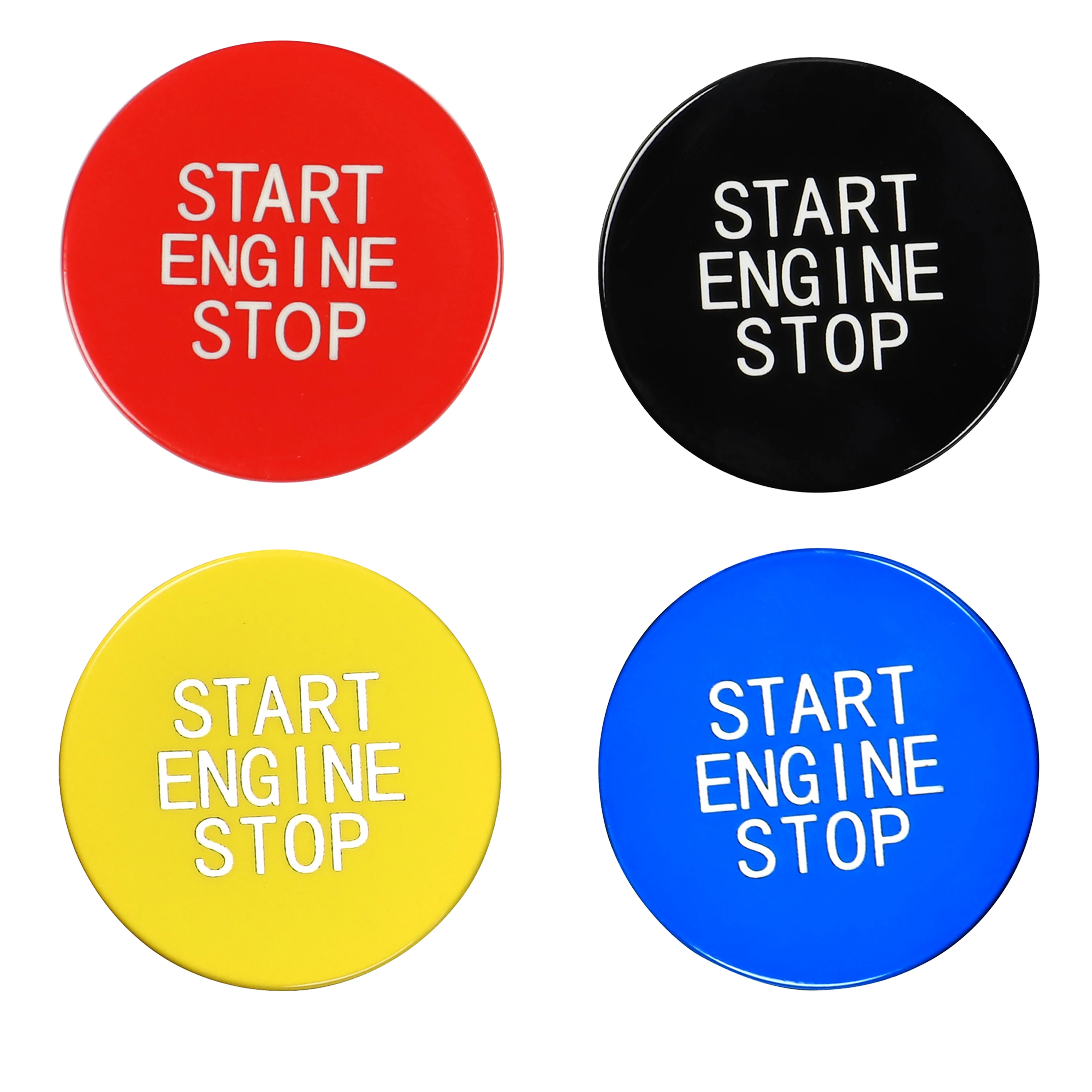 Car Engine Start Stop Switch Button Sticker Interior Trim For BMW 1 2 3 4 8 X5 X6 X7 Z4 Series F40 F44 G20 G22 G14 G05 G06 G29