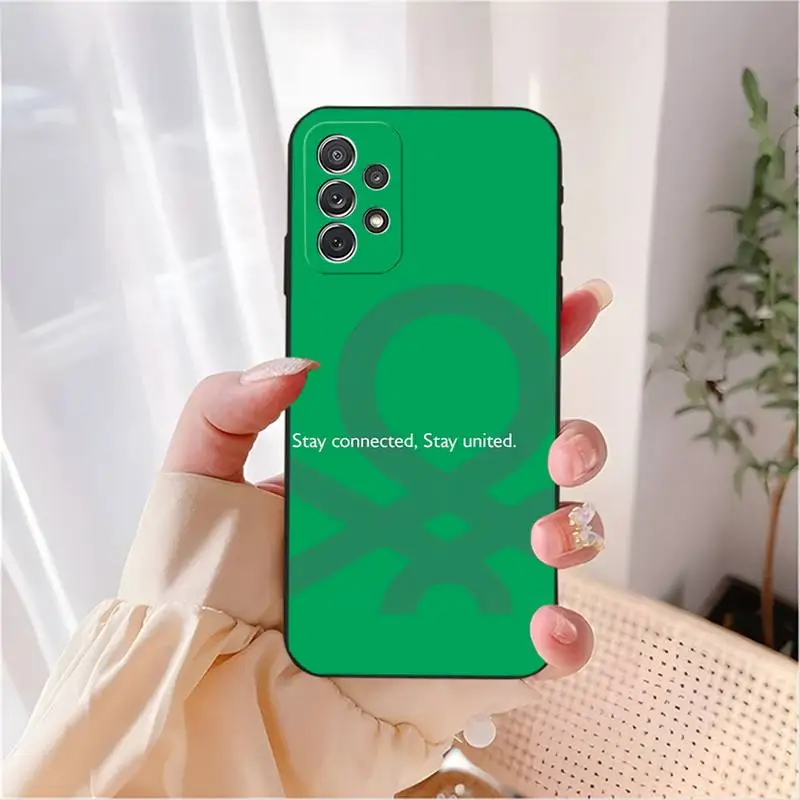 Clothing Brand Benetton Phone Case For Samsung S22Ultra S22 S30 S21 S20 S10 E Plus Ultra Lite S21Fe S9Plus Fundas Shell Cover