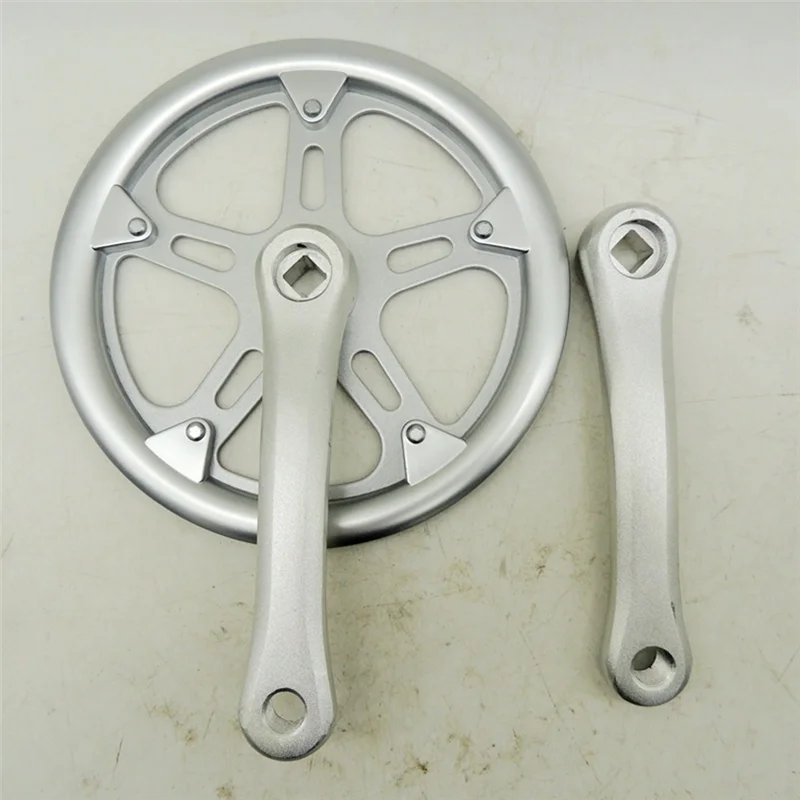 A29F-For Single Speed For Single Chainring Crankset Mountain Bike Square Hole 46T 152MM Chainring Bicycle Crank Set