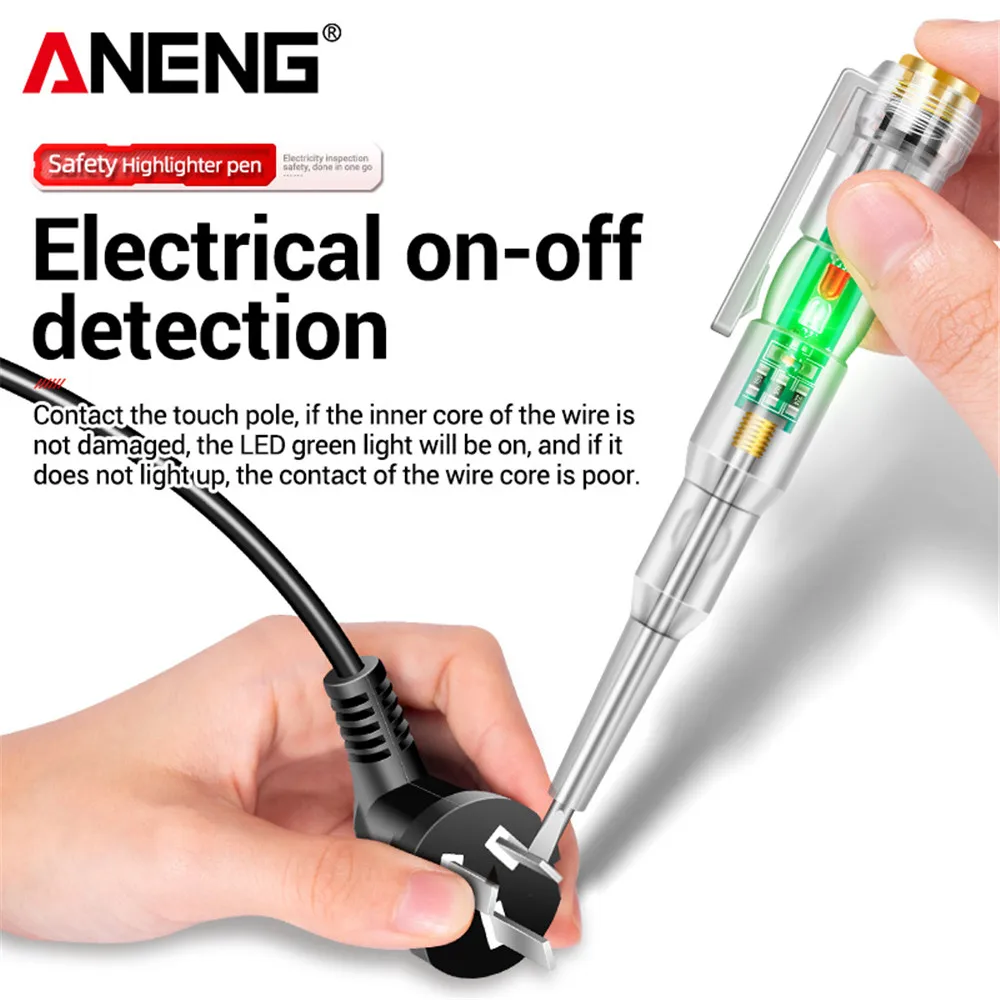 ANENG B12 voltage detector test Pen  Induced Electric Screwdriver Probe Zero Live Wire Detection Sensor household tester