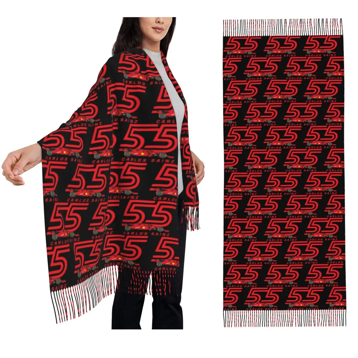 carlos-sainz-jr-f1-sciarpa-grafica-firmata-sciarpe-con-nappe-per-donna-scialli-e-stole-morbidi-e-caldi-grande-scialle-autunno-inverno