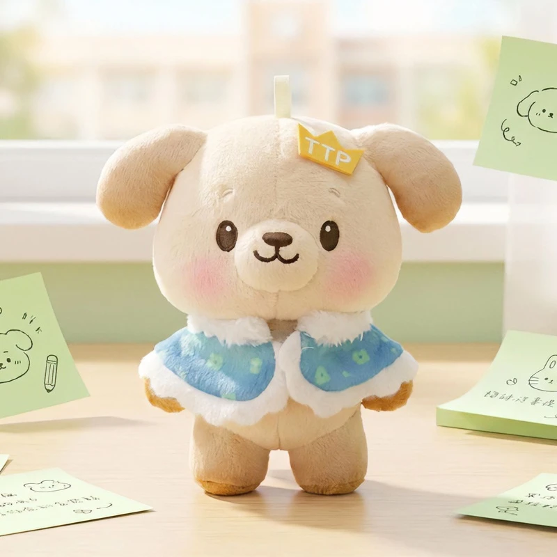Плюшевая кукла DMD CP Teeteepor BokBear, 10 см, милая мягкая игрушка, хлопковая кукла-подвеска, подарок для фанатов, плюшевые аксессуары с принтом
