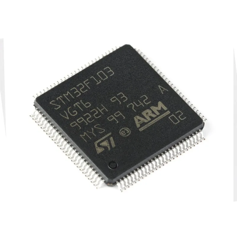 Genuine Original STM32F103VGT6, LQFP‑100 Package, ARM Cortex‑M3 Core 32‑Bit Microcontroller MCU Chip