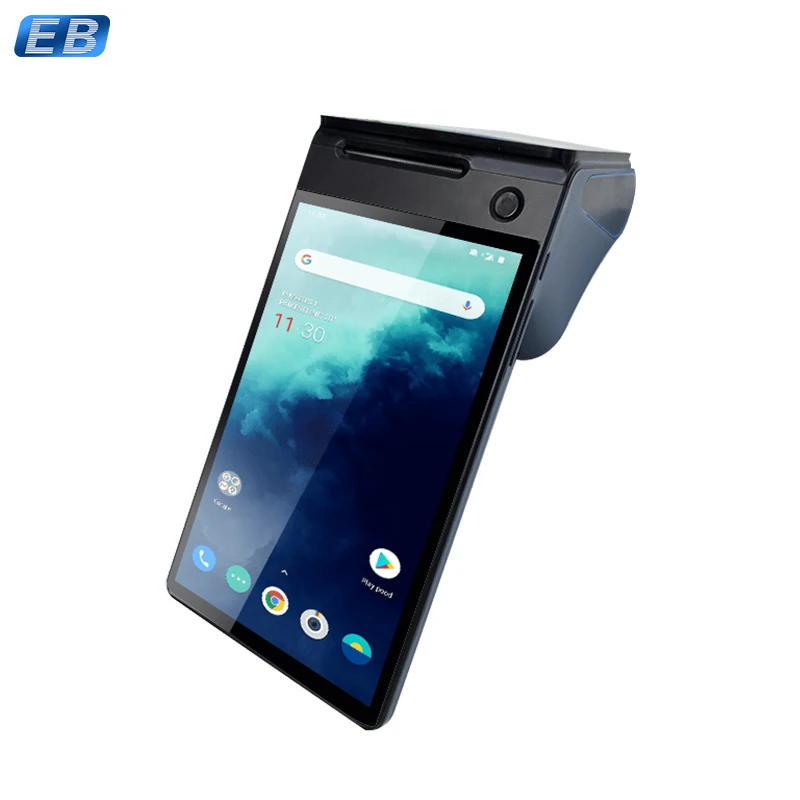 

PH-108-1 Портативный портативный POS-терминал Точка продажи Android Большой дисплей 4G 3G 2G Wi-Fi Bluetooth NFC USB Электронный мобильный телефон