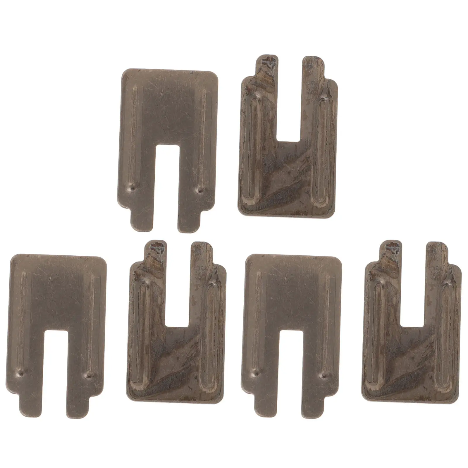 6Pcs Hard Hat Accessories Replacement Chin Strap Universal Buckle Y-shaped Hook Iron Safety Parts Kit