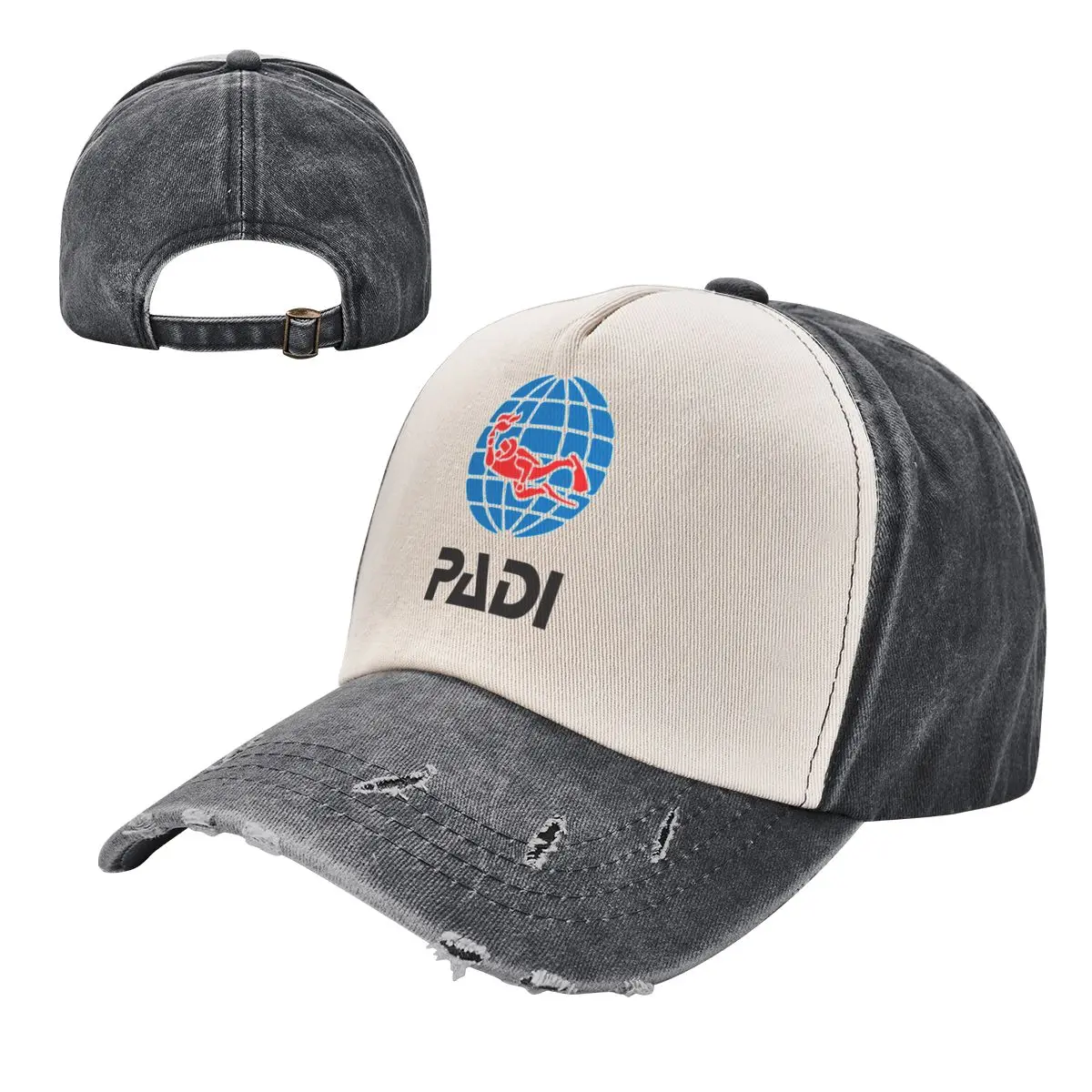 Scuba Driver Padi Baseball Caps Cotton Outdoor Adjustable Casual Hat Sunscreen Hat