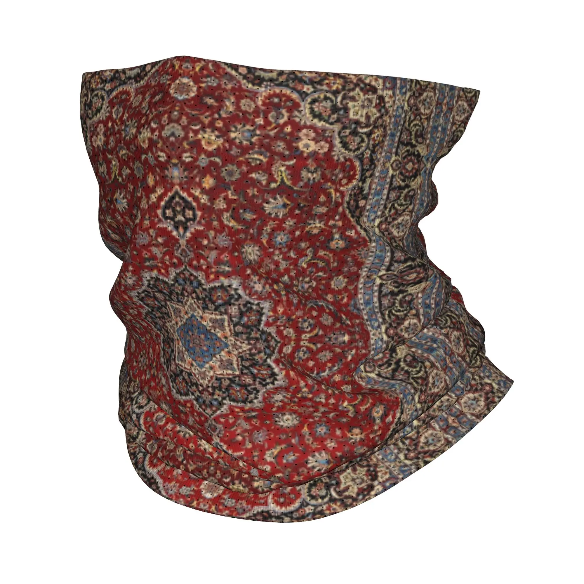 

Custom Oriental Traditional Moroccan Turkish Style Neck Gaiter Women Men UV Face Shield Winter Bohemian Bandana Scarf for Ski