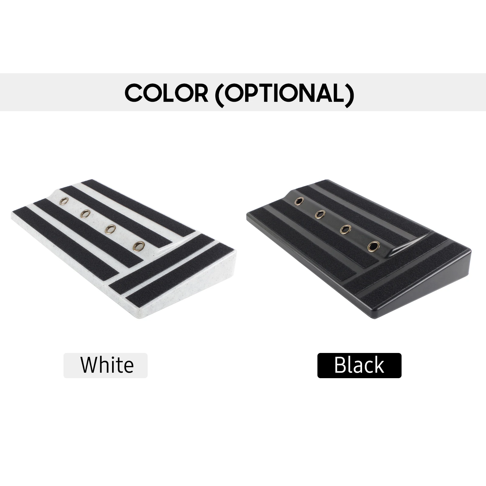 Rockhouse RPB-1BK كبيرة الحجم تأثيرات الغيتار لوحة الدواسة قوي بولي ايثيلين البلاستيك الغيتار Pedalboard الحال مع الشريط الشريط دواسات الغيتار