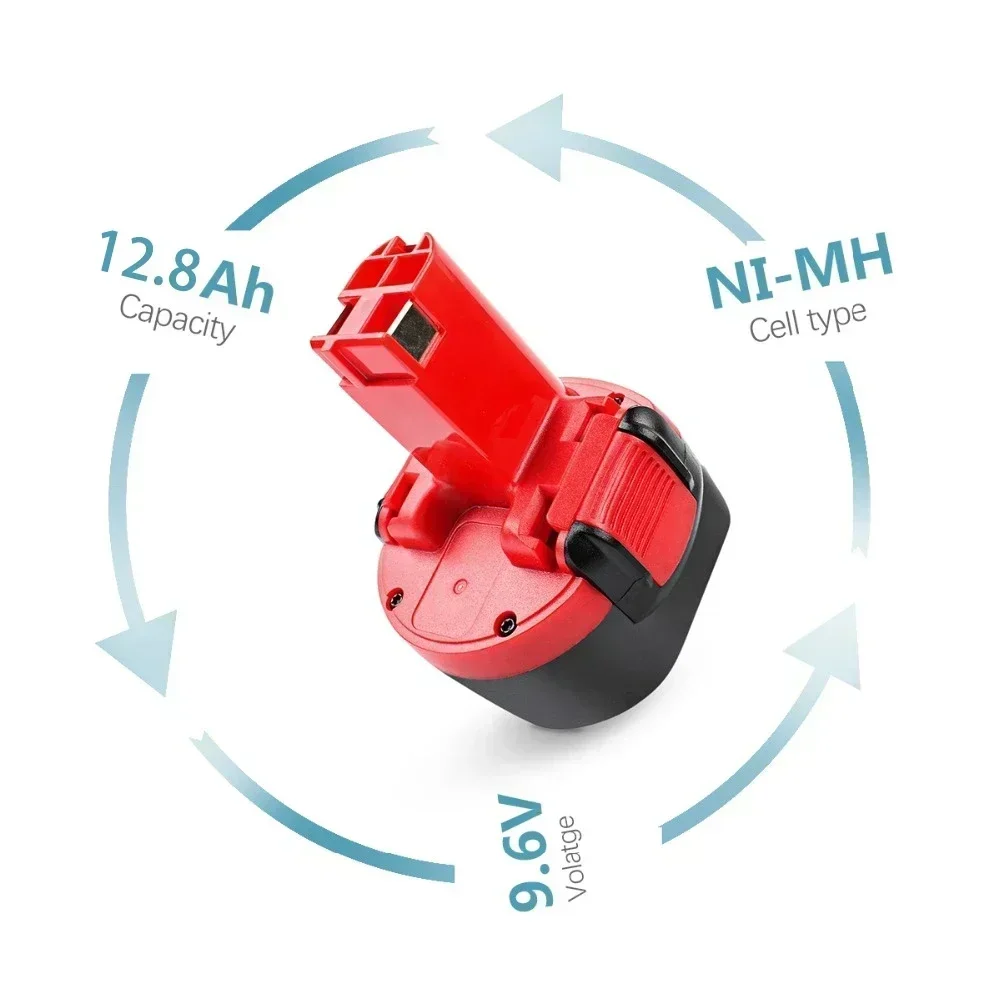 2023.9.6V 12800mAh ความจุสูง NI-MH แบตเตอรี่เครื่องมือแบตเตอรี่สําหรับ BAT048 PSR 960 BH984 BAT048 BAT119 L50