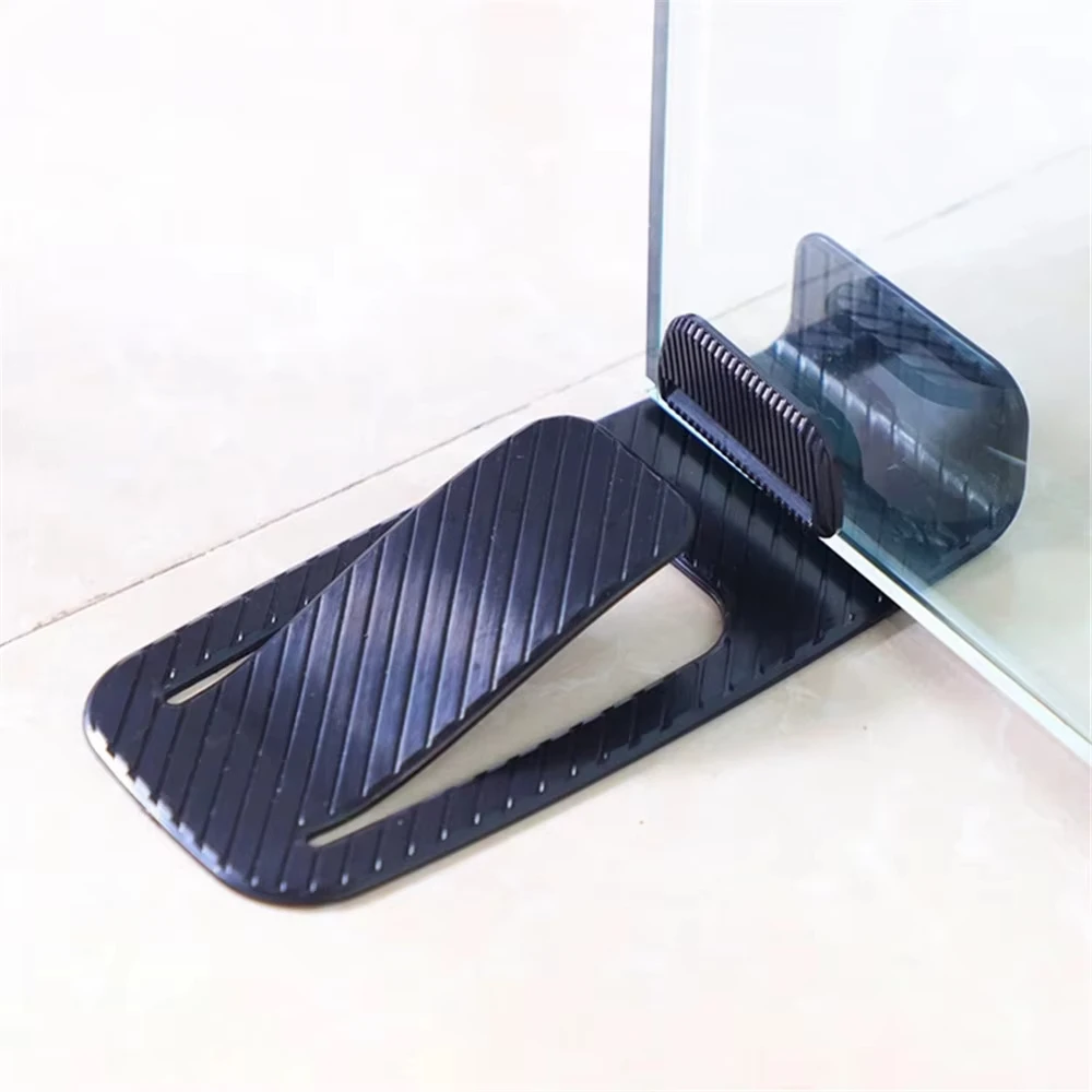 Multi-function Door Stopper Safety Protector Creative Door Open Wedge Shaped Holder Safe Floor Door Stopper For Home Office