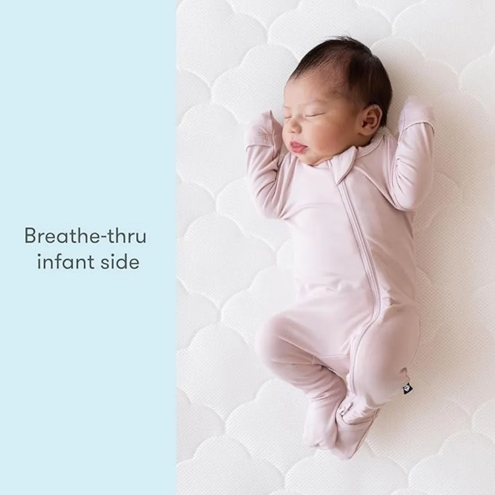 Crib Mattress and Toddler Bed - Waterproof - Ultra-Breathable Proven to Reduce Suffocation Risk, 100% Washable