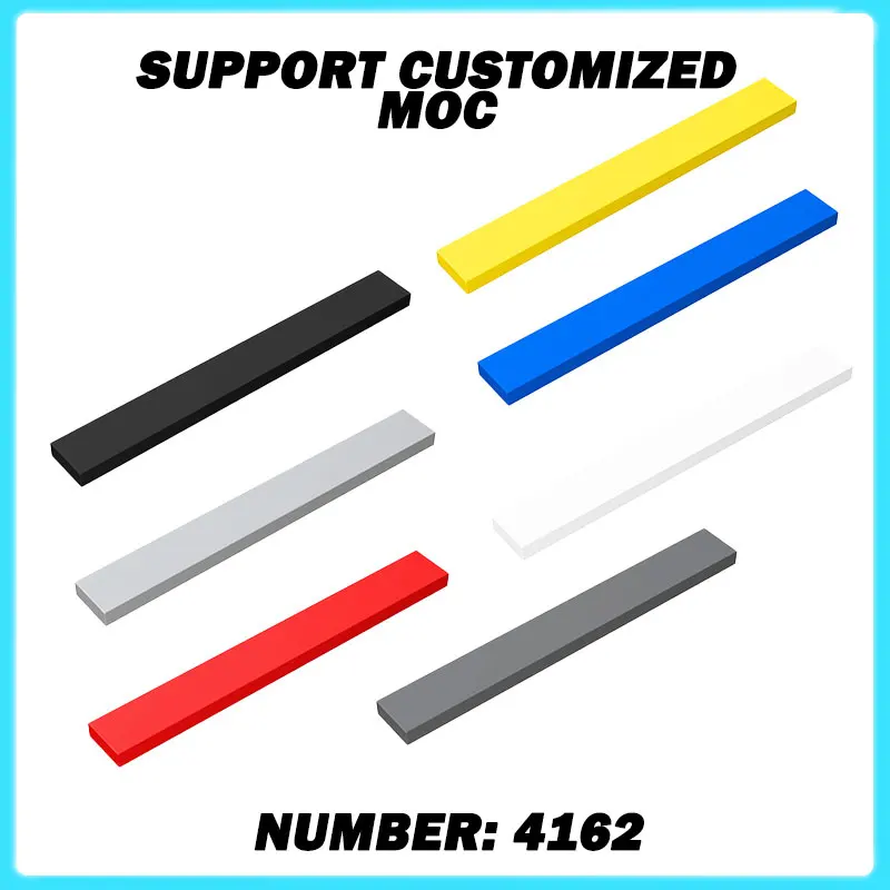 

4162 Tile 1 x 8 Bricks Collections Bulk Modular GBC Toys For Technical MOC Set Compatible Buildings Blocks