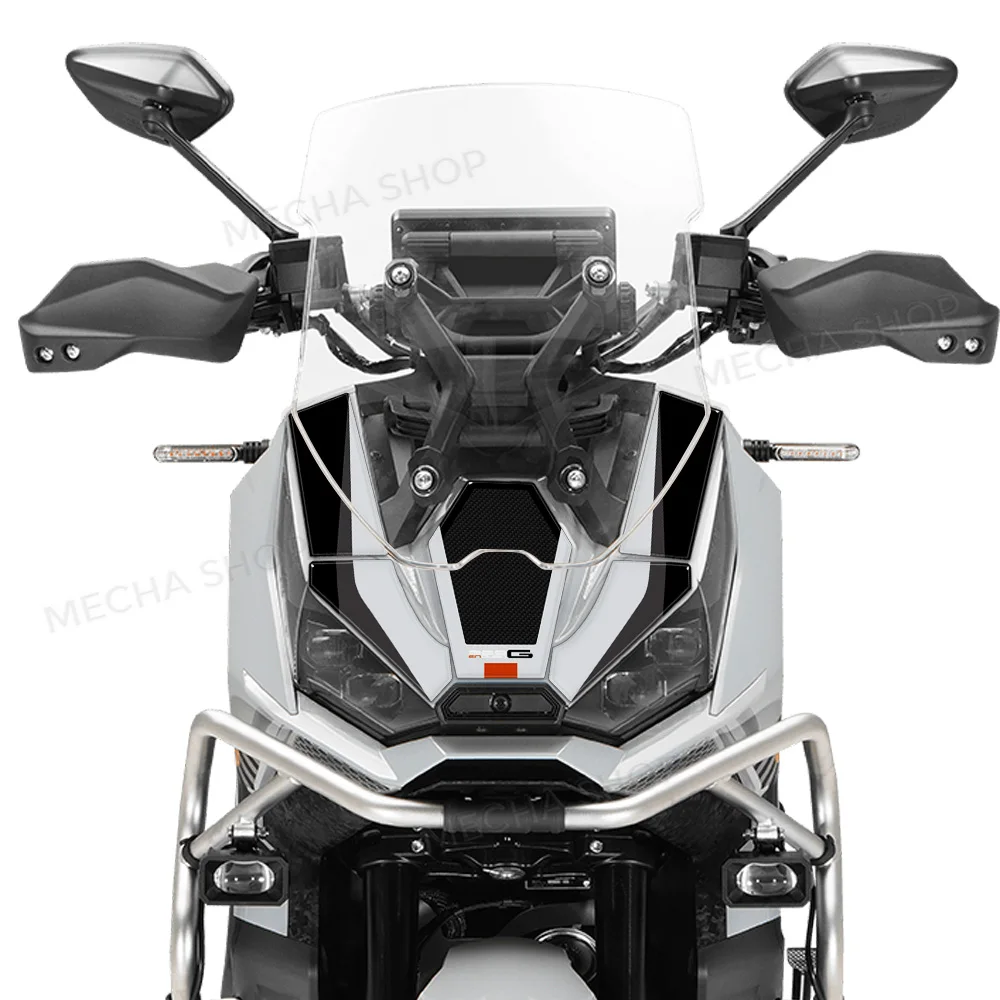 Front Sticker for Zontes 368G 2025 2026 3D Resin Sticker Protection Kit Motorcycle Accessories Waterproof Decal