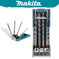 Makita D-74756 SDS-Plus Hammer Drill Bit Set 4Piece Masonry Concrete 160MM Mard Metal Durable Tool Attachments