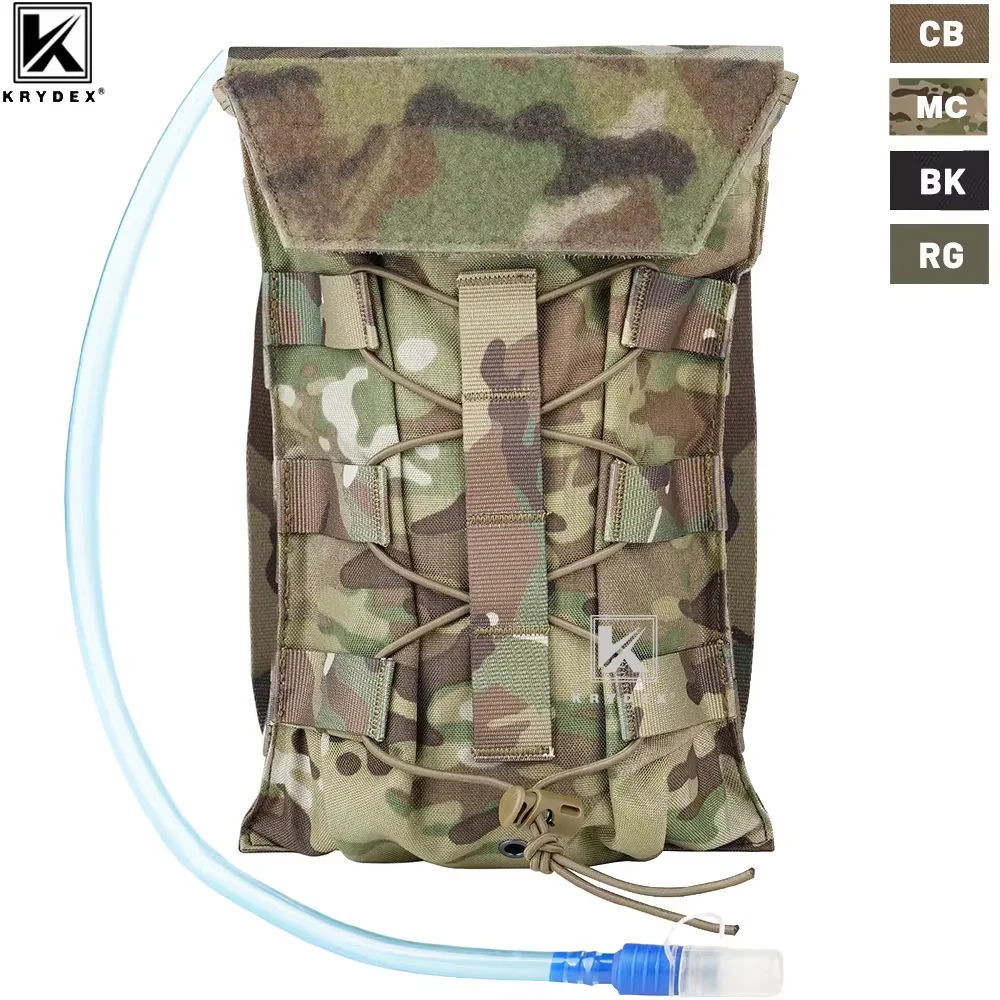 KRYDEX Portador de hidratación táctico MOLLE para caza y senderismo - imagen 3