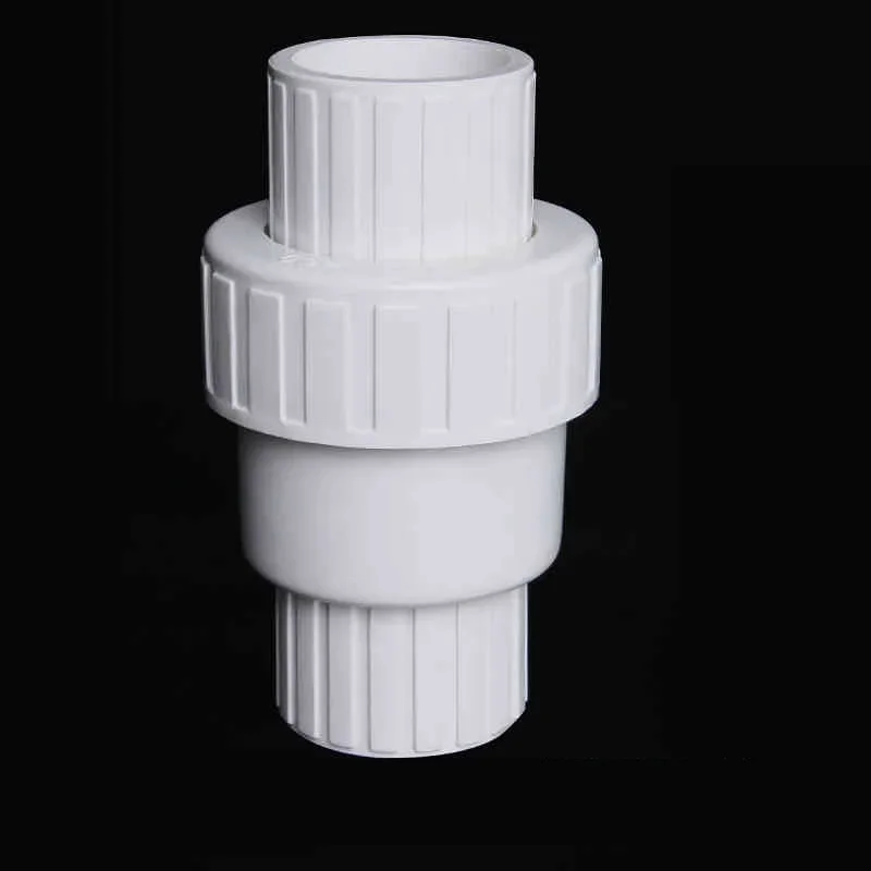 UPVC Non-return Flap Valve OPVC Pipe Fitting Plumbing System Parts Water Tube Connector Non Return Check Valve 25/40/90MM