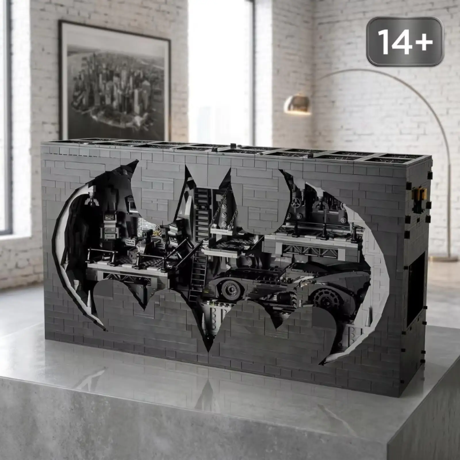 2026 Batcave Display Frame 3981PCS Classic Hero Series Building Blocks Model Bricks Unique Christmas Gift for Collectors Display