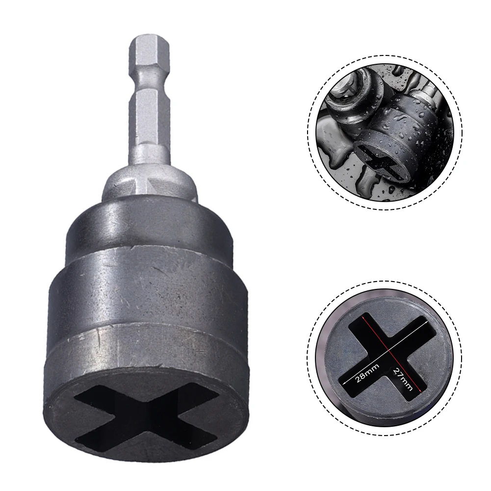 1pc Electric Wrench Jack Socket For Household Car Thickened Quick Disassembly Effortless Socket Replacement Accessories