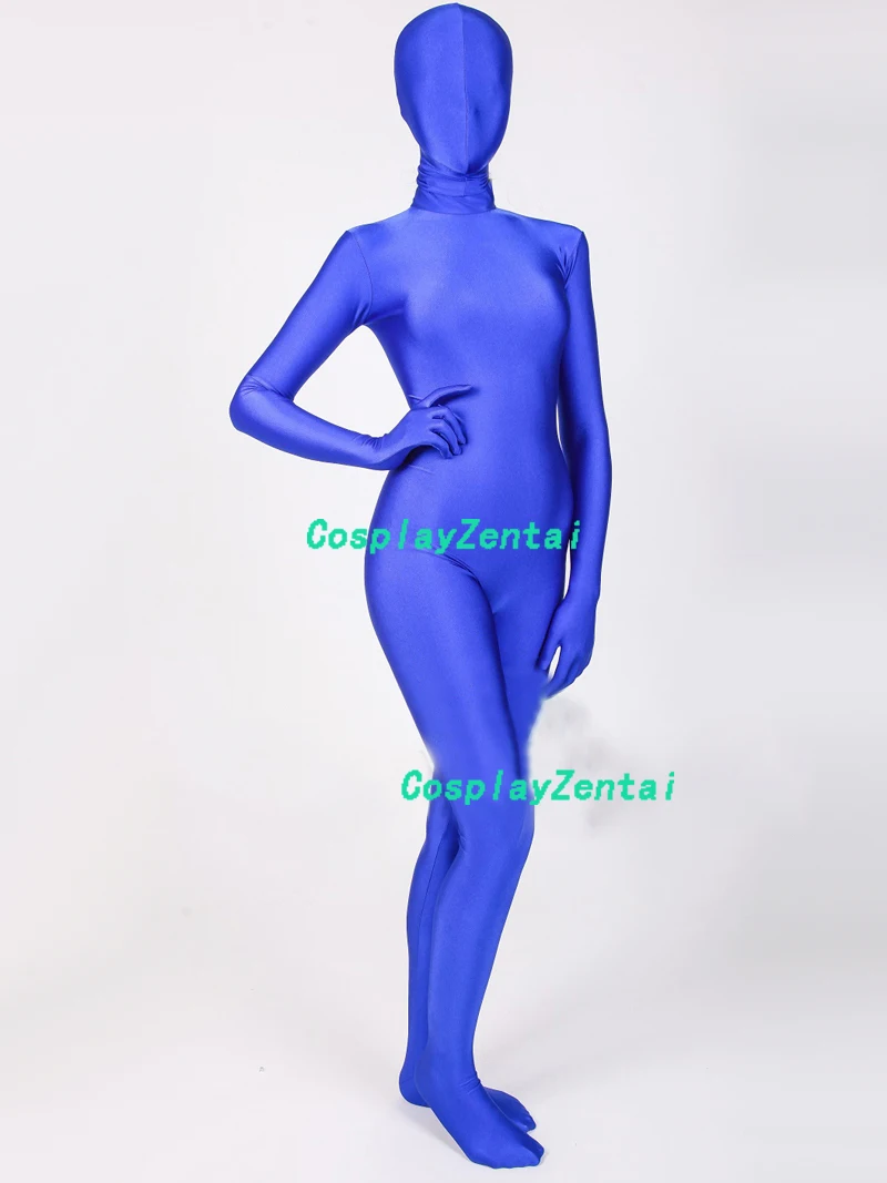 Purple High Quality Spandex Zentai Bodysuits Halloween costumes Woman Zentai Catsuit