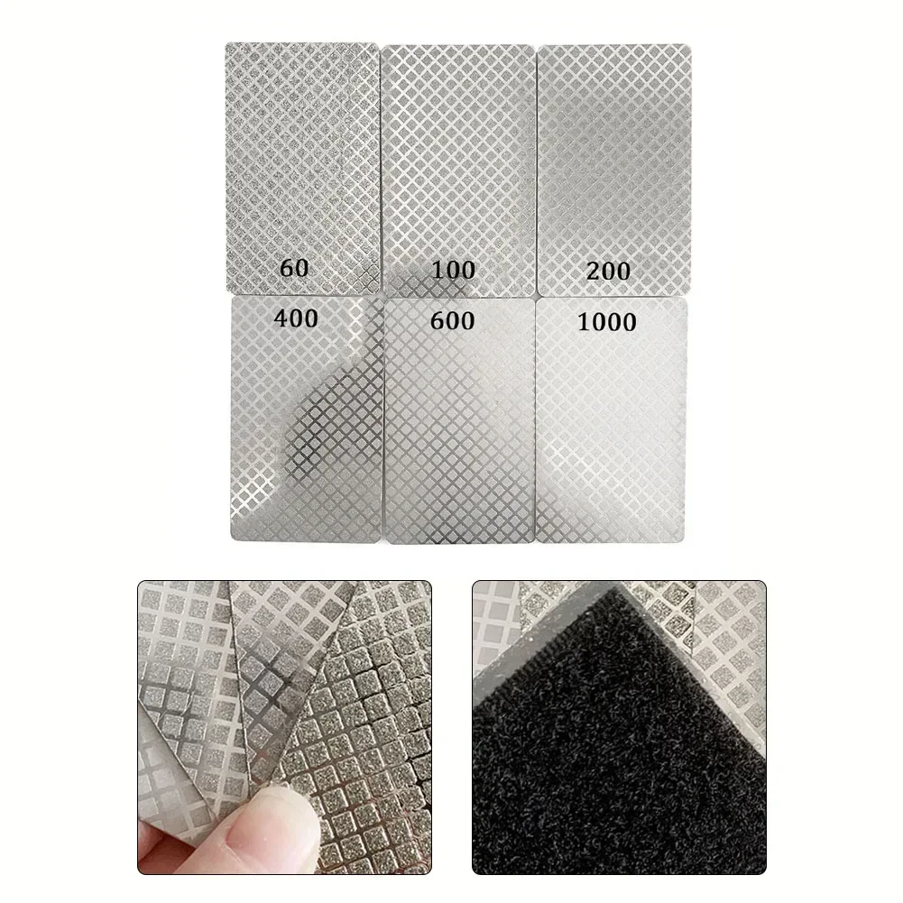 90×55×2.5mm Diamond Plate Hard Largeening Stone Professional Knife-ener Whetstone Edge Blade Apex Sheet