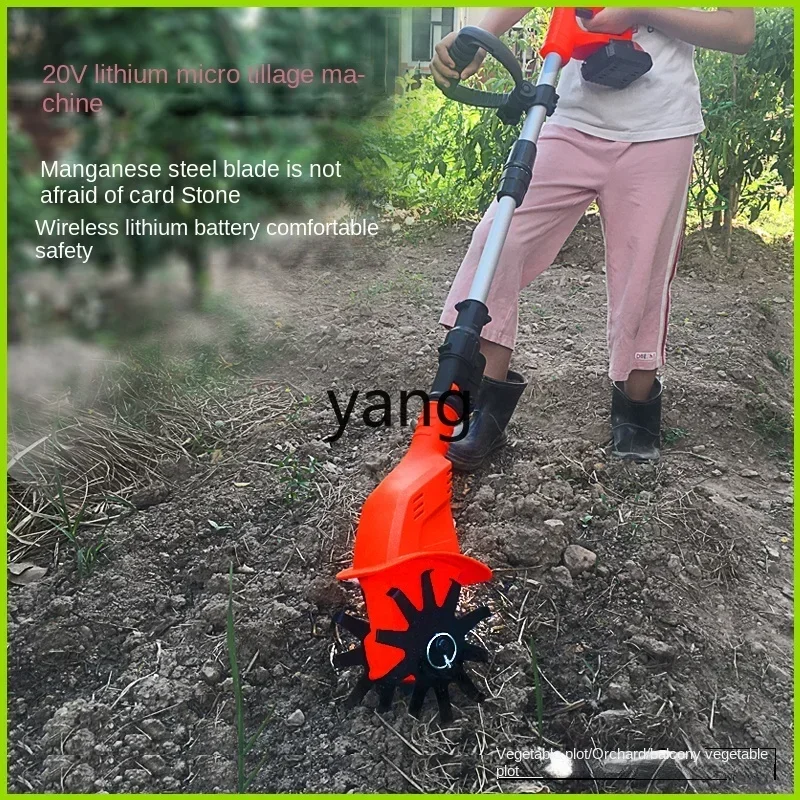 

LTT handheld electric excavator hoe micro-tiller agricultural scarifier tiller