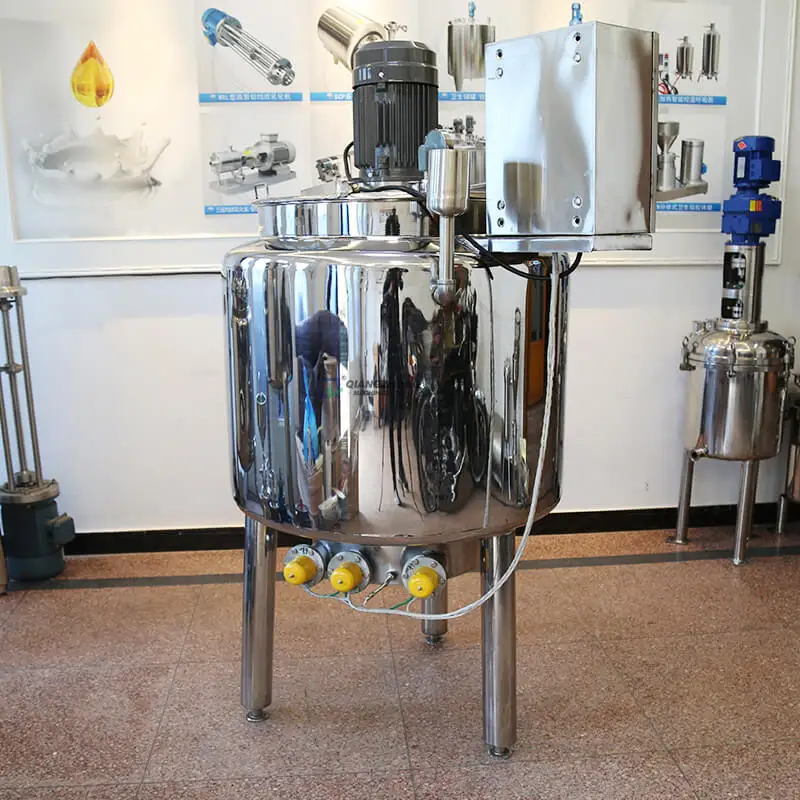 New 100L Agitator Mixer Blender Food and Chemical Liquid Emulsifier Reactor Homogenizer for Mixing Tank