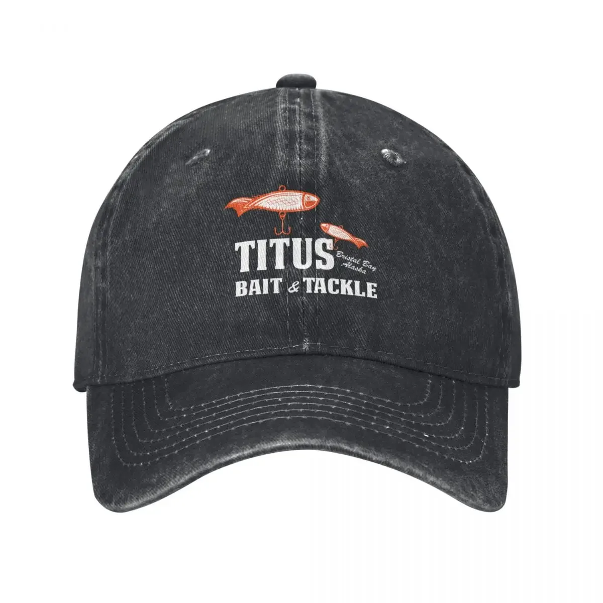 titus bait and tackle Baseball Cap Rugby Vintage Women's Hats For The Sun Men's