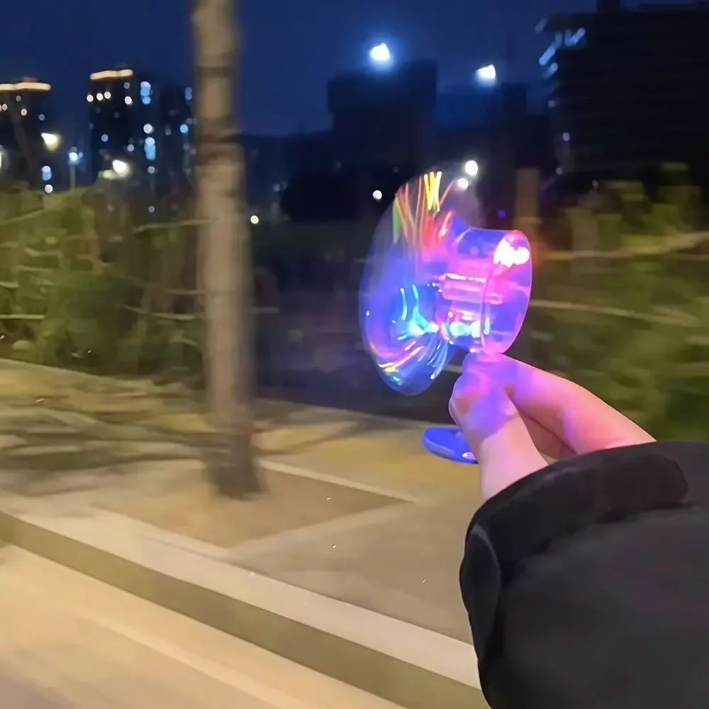 Colorful Wind Powered Handlebar Windmill - Rotating Self-Adhesive Motorcycle Car Bicycle Helmet Decoration Toy