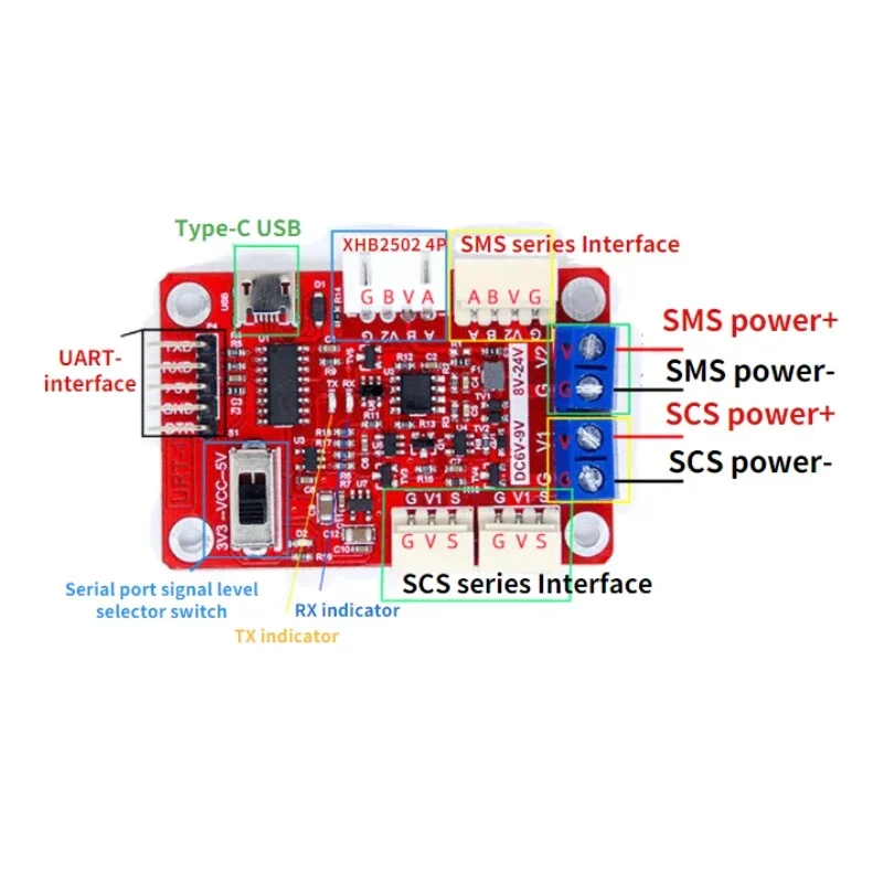 Multi-Function FE-URT-1 USB to TTL/485 Serial Port Signal Converter Easy Debugging with Upgrading Support Metal Material