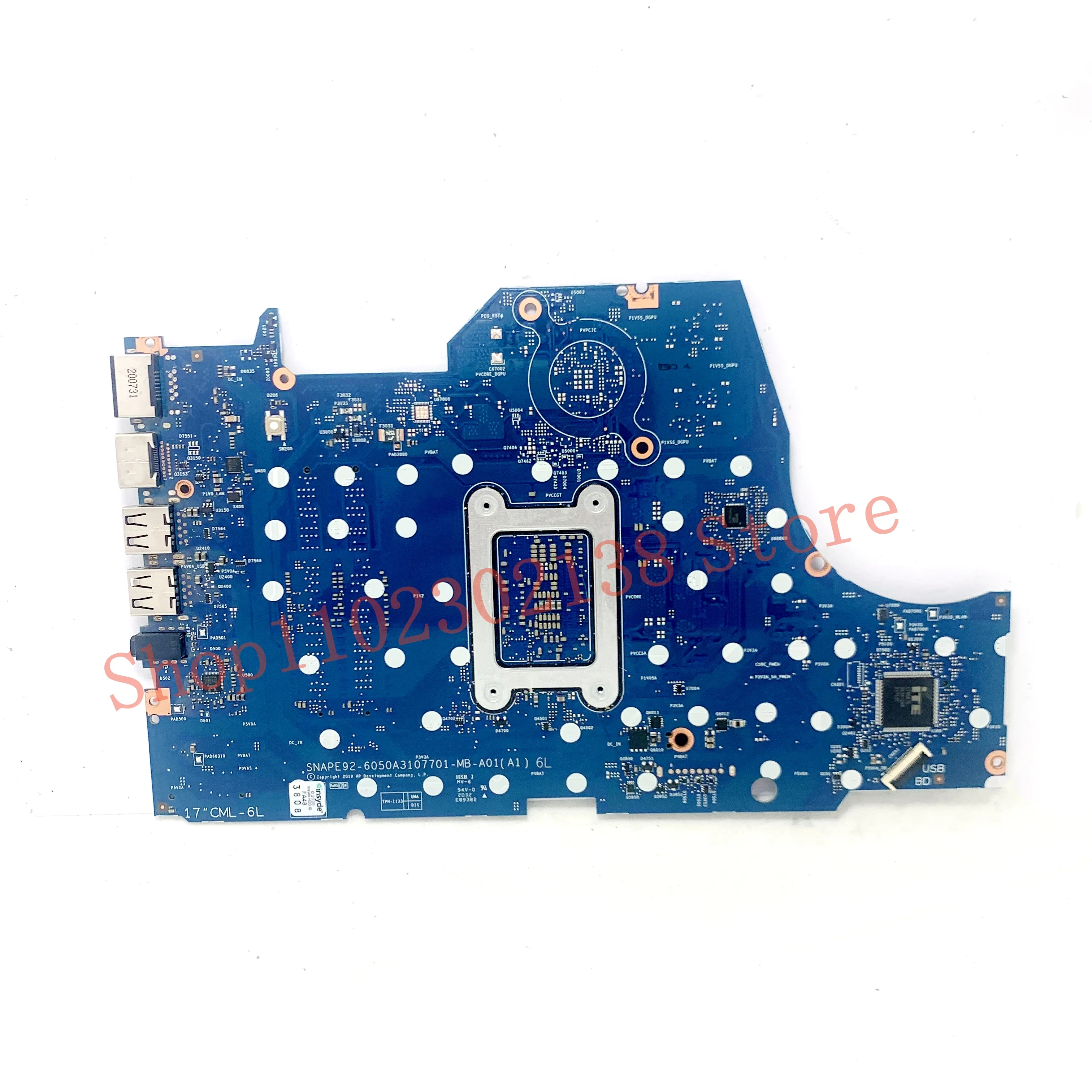 L67088-601 L67088-501 L67088-001 SRGKY I5-10210U CPU Mainboard For HP 17-BY Laptop Motherboard 6050A3107701-MB-A01(A1) 100% Test