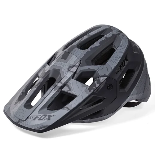 Imagen 2 del producto BATFOX-casco de bicicleta para hombre y mujer, de alta calidad, moldeado integralmente, para ciclismo de montaña y carretera