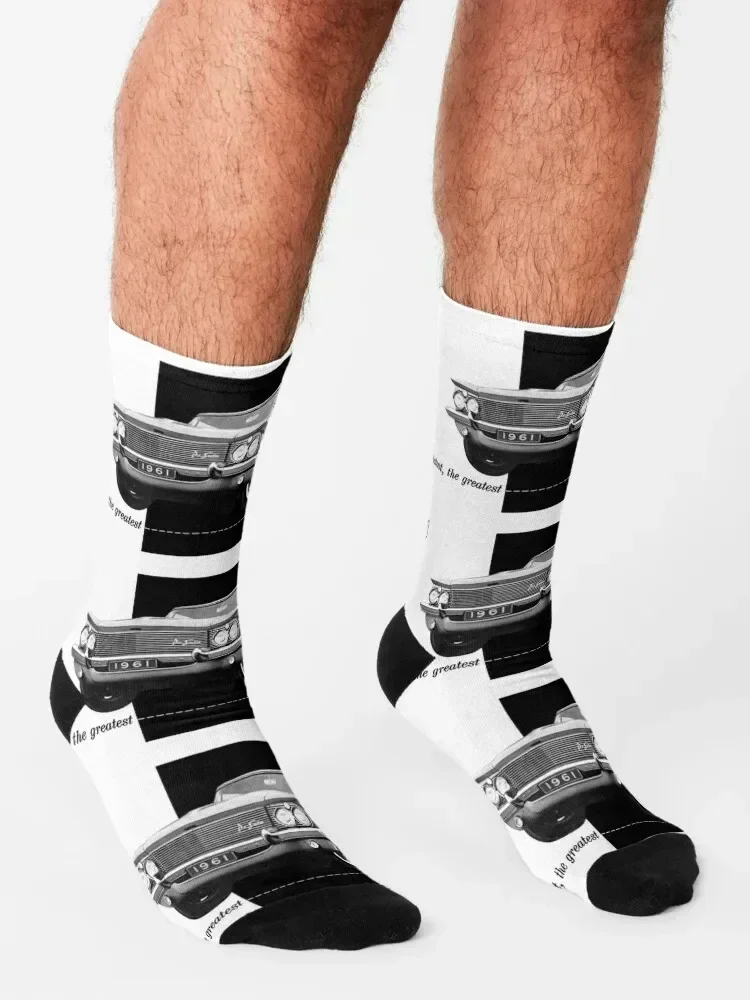 1961 DESOTO Socks warm winter hiking FASHION anti-slip Socks Man Women's