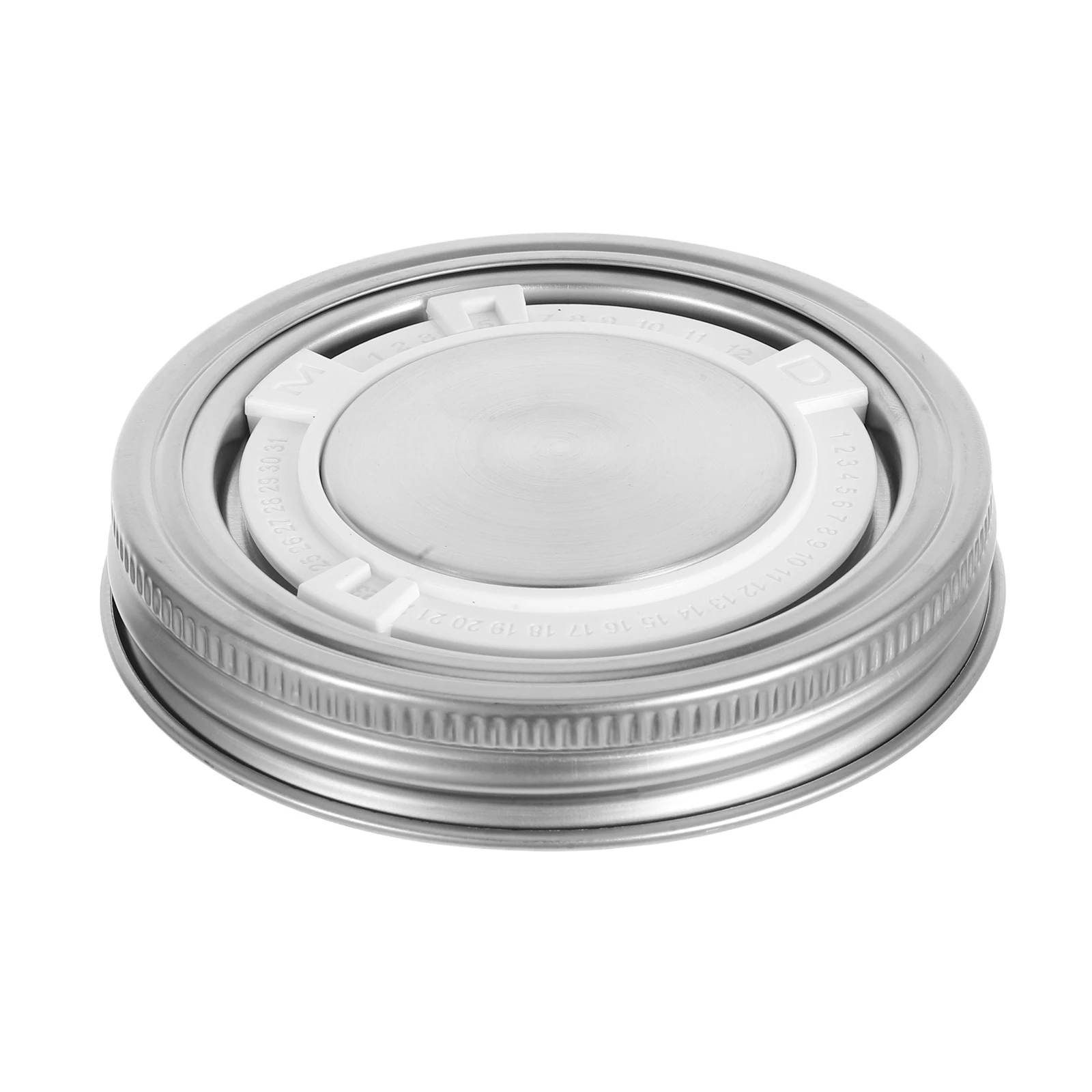 

Mason Jar Timing Lid Stainless Steel Wide Mouth Canning Lids Regular Mouth Rings Yogurt Jar Covers Food