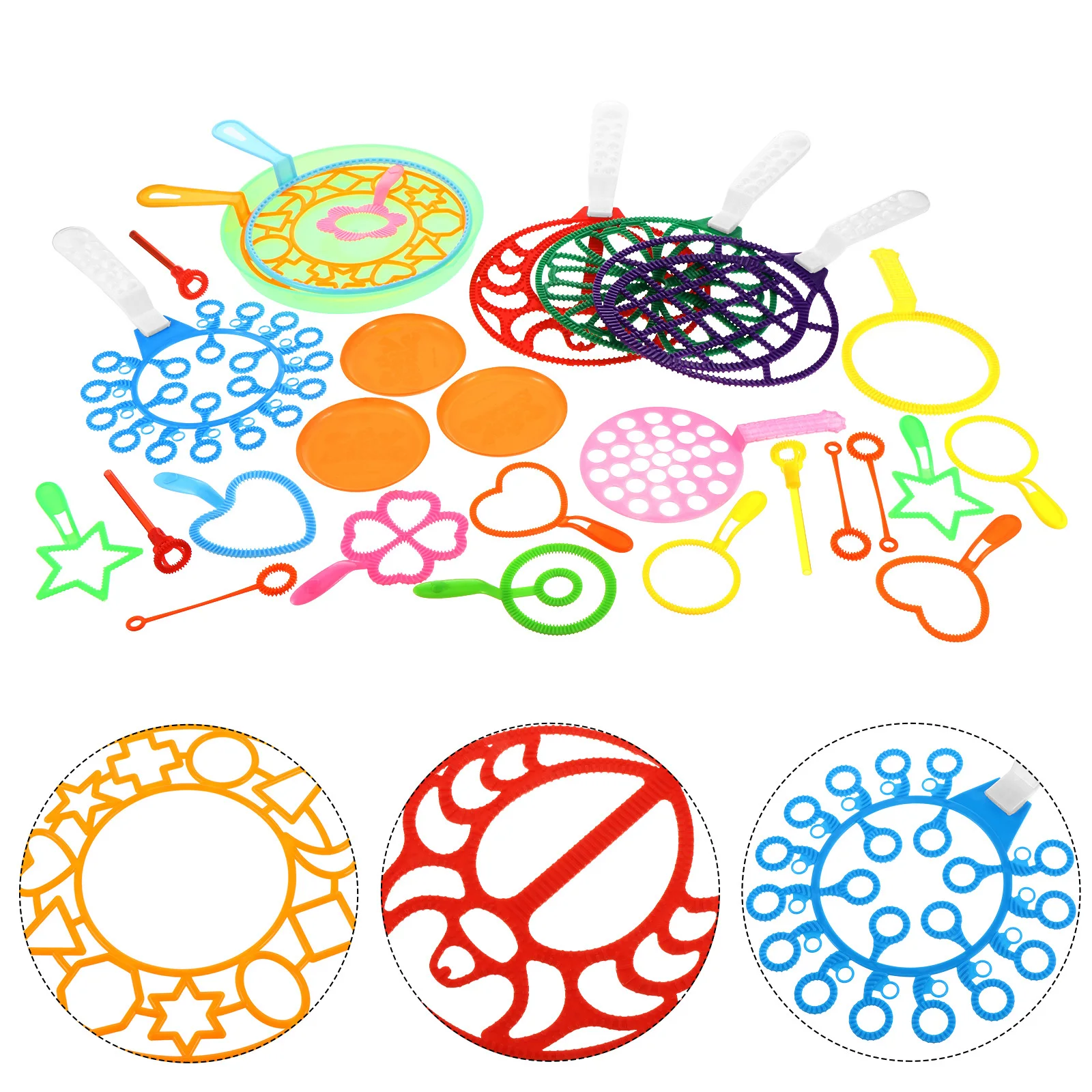 Ensemble de baguettes à bulles colorées pour l'extérieur, 28 pièces, cadeaux de fête pour tout-petits, fabrication de bulles arc-en-ciel géantes