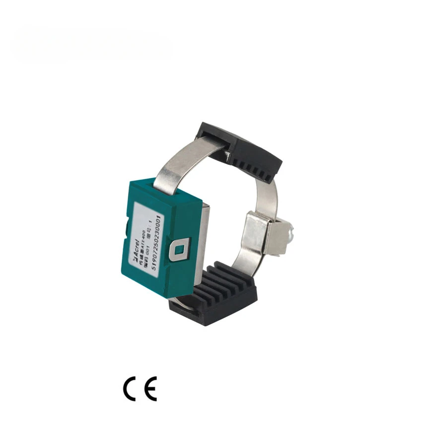 ATE400 433MHZ low voltage wireless busbar temperature sensor for iot based monitoring installed on circuit breaker contact