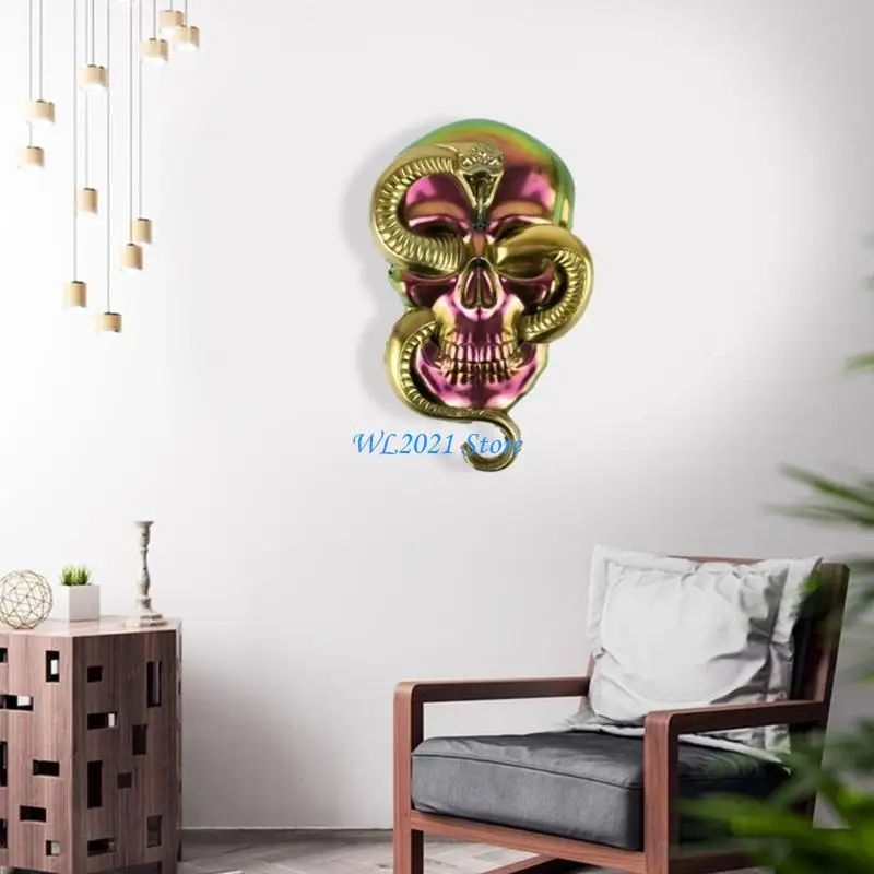 G5GC هالوين الجمجمة قالب من السيليكون الراتنج صب قوالب السيليكون لصنع عيد الميلاد ديكور المنزل زينة جمجمة الهالوين