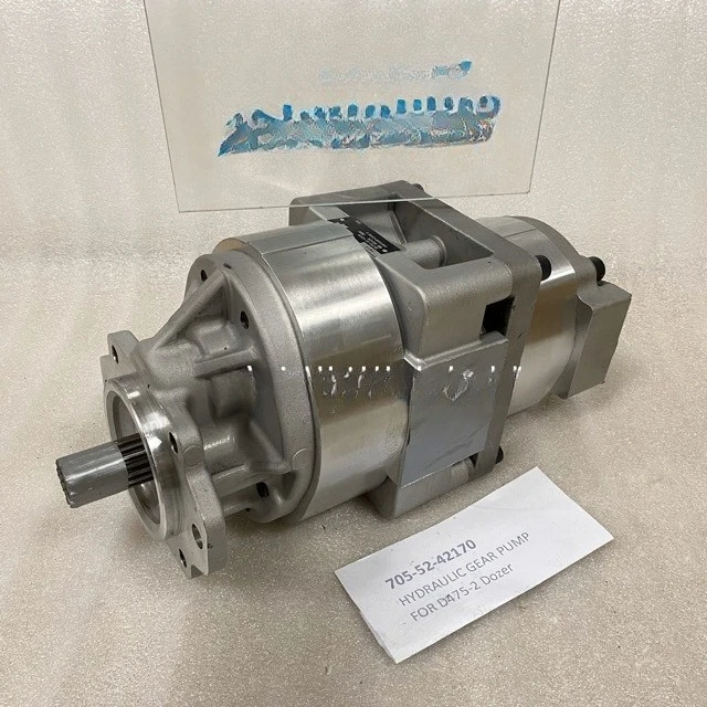 

705-52-4217 0 Hydraulic Gear Pump for Komatsu D475-2 Bulldozer Gear Pump 7055242170