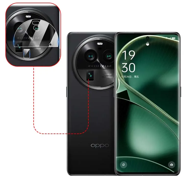 Untuk OPPO Find X6 / Pro HD Clear Ultra Slim Back Camera Cover Pelindung Lensa Soft Guard Film Pelindung-Bukan Tempered Glass