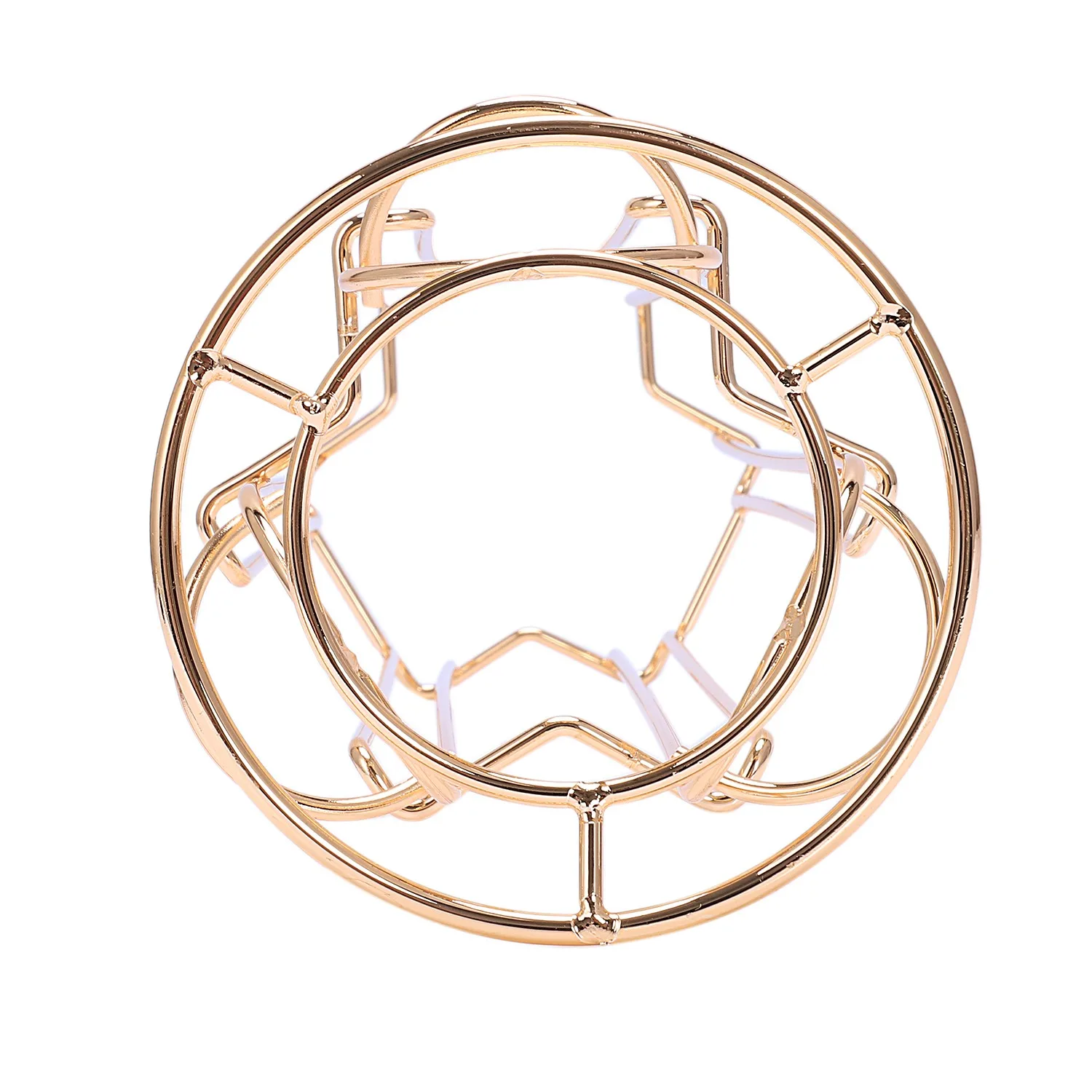 Oasiswj Metal Coffee Pod Holder Iron Chrome Plating Stand Coffee Capsule Storage Rack For 18Pcs Dolce Gusto Capsule