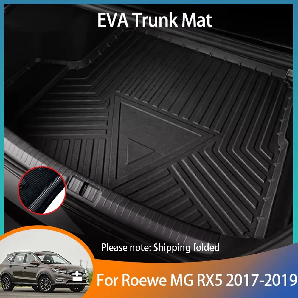 For Roewe MG RX5 Accessories 2017~2019 Vehicle supplies Floor Tray Liner Cargo Boot Carpe Waterproof Protect Trunk Anti-dirty