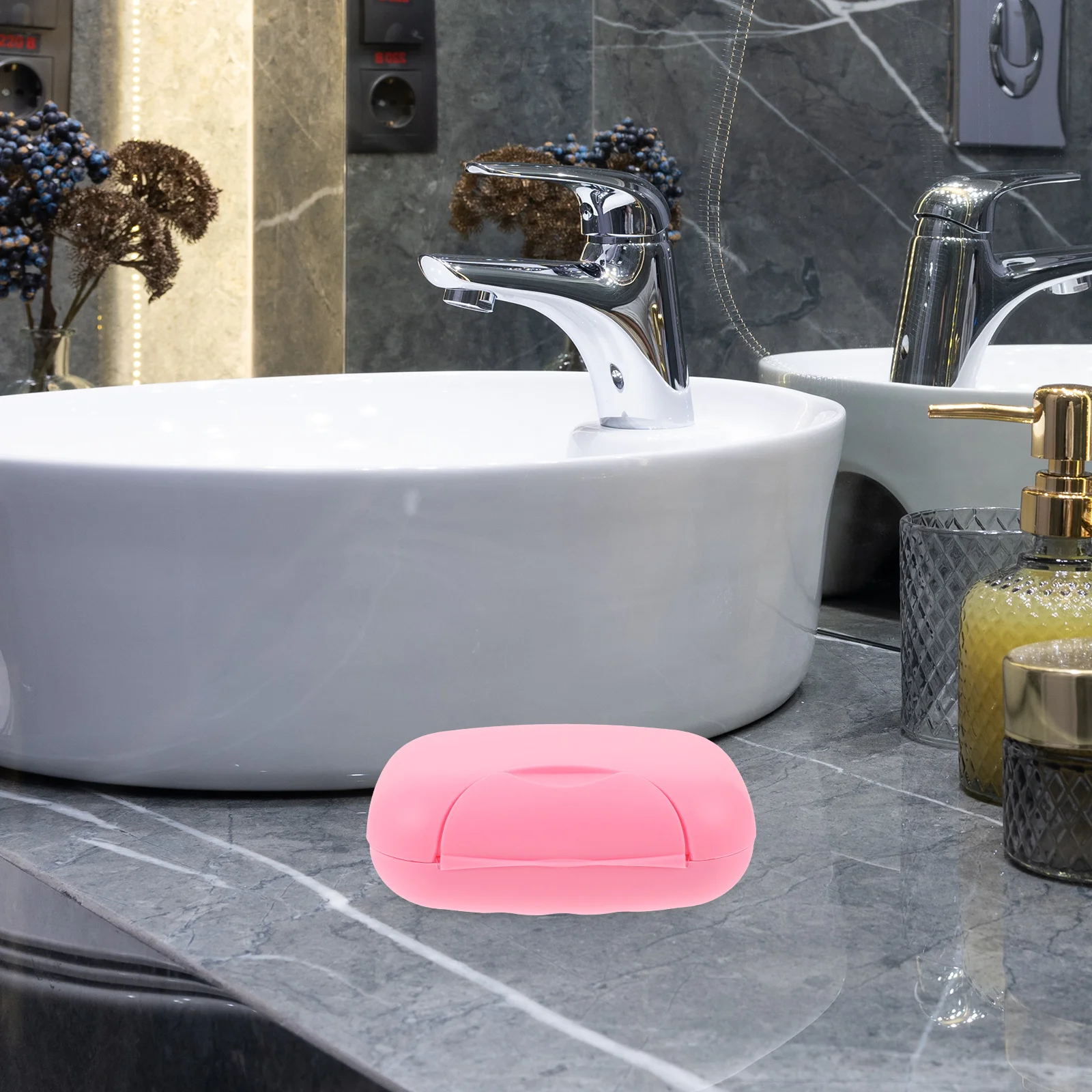 

Portable Box Compact Pp Plastic Travel Soap Container Leak Proof For Camping Hiking Outdoor Soap Dish Holder Case